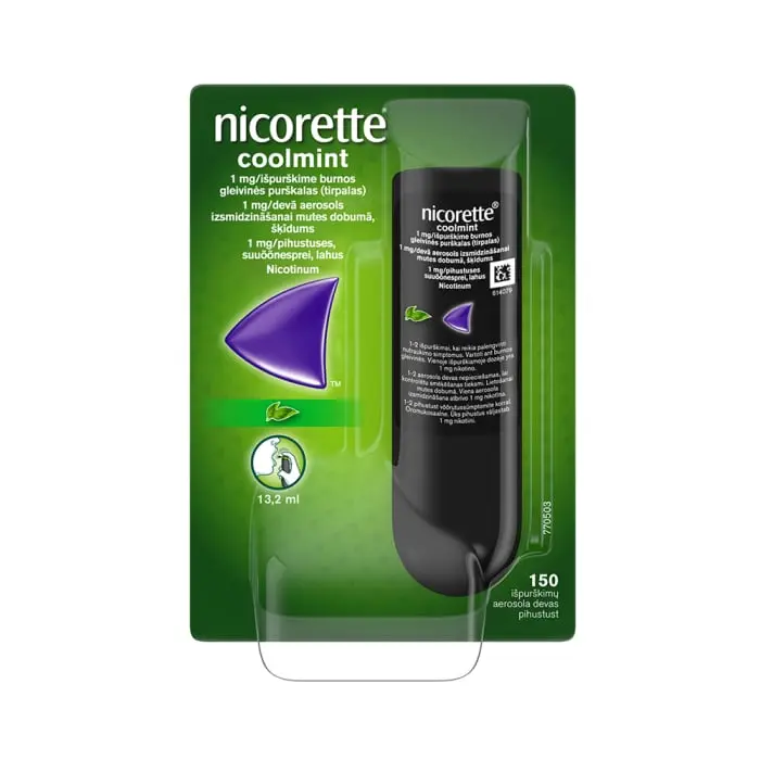 nicorette purskalas